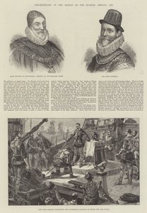 Tercentenary van de nederlaag van de Spaanse Armada, 1588 door William Heysham Overend