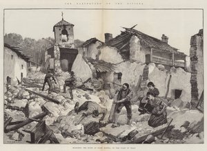 De Aardbeving aan de Rivièra door William Heysham Overend