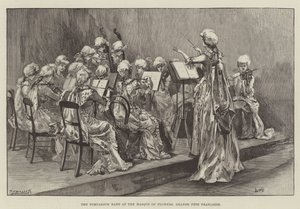 De Pompadour Band op het Masque of Flowers, Grande Fete Francaise