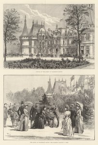 De koningin in Waddesdon Manor