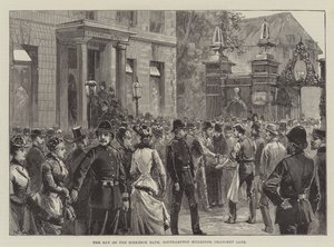 De run op de Birkbeck Bank, Southampton Buildings, Chancery Lane