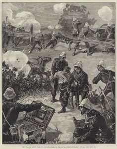 De Oorlog in Egypte, de Twee Negentien-Ponders van de Koninklijke Rijdende Artillerie, 24 augustus