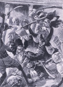 De tweede Bevrijding van Lucknow, illustratie uit 