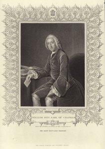 Portret van William Pitt de Oudere door William Hoare