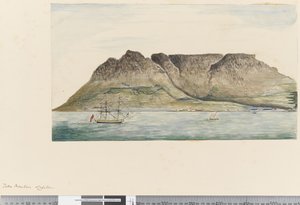 Tafelberg, Kaapstad door William Hodges