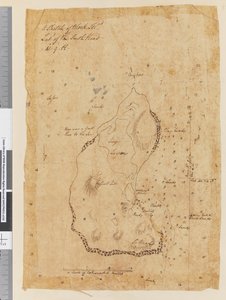 Een Schets van Block Island, breedtegraad van de Zuidkop 41: 9 N door William Hodges