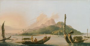 Tahiti: Zuidoostwaarts 1773 door William Hodges