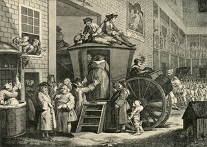 Een herberg op het platteland, 1747, 1925 door William Hogarth