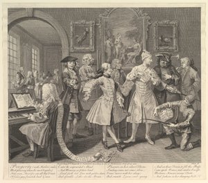 Een Rakes Progress, Plaat 2, 25 juni 1735