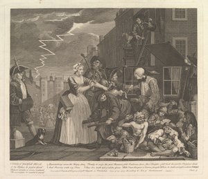 A Rakes Progress, Plaat 4, 25 juni 1735