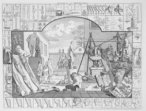 Analyse van schoonheid, plaat 1, 1753