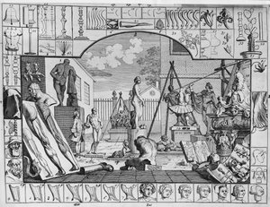 Analyse van Schoonheid, Plaat 1, 1753
