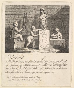 Jongens die naar de Natuur Gluren, 1731-51 door William Hogarth