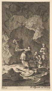 Cassandra, Frontispice, Deel 5, 1725 door William Hogarth