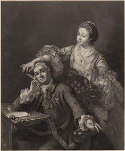 David Garrick en zijn vrouw