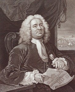 Gravure van Daniel Lock Esq door William Hogarth