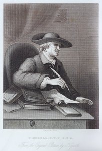 Gravure van T. Morell door William Hogarth door William Hogarth