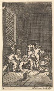 Hudibras Gecatechiseerd Zeventien Kleine Illustraties voor Samuel Butlers Hudibras, nr. 14 door William Hogarth