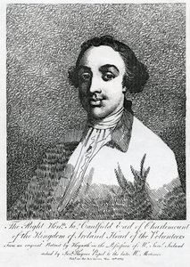 James Caulfield, 1e Graaf van Charlemont, gegraveerd door Joseph Haynes, 1782