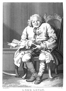 Lord Lovat door William Hogarth door William Hogarth
