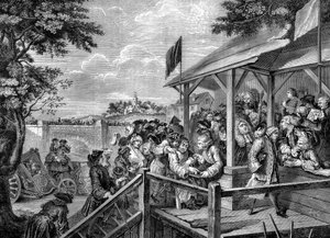 Polling at an Election door William Hogarth