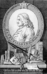 Portret van de romanschrijver en toneelschrijver Henry Fielding 1707-1754, 1762