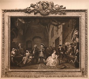 Scène uit The Beggars Opera VI, 1731