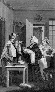 Tweede frontispice voor Tristram Shandy door William Hogarth