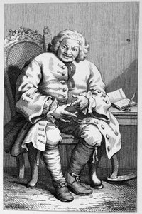 Simon Lord Lovat door William Hogarth