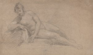 Studie van een vrouwelijke naakt