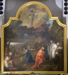 Het altaarstuk van St Mary Redcliffe (rechter paneel) door William Hogarth
