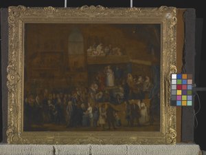 De Assisen Van Westminster Hall door William Hogarth