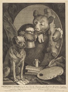 De vechtersbaas door William Hogarth