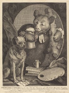 De Bruiser door William Hogarth