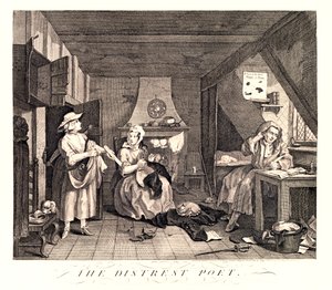 De verontruste dichter, 1741