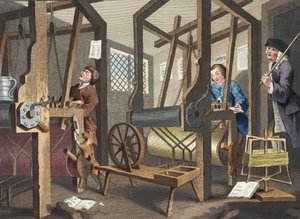 De Medewerkers aan hun Weefgetouwen, plaat I van 