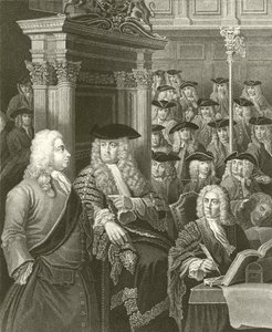 Het Lagerhuis door William Hogarth