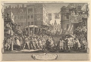 De IJverige Leerling Burgemeester van Londen: Industrie en Luiheid, plaat, 30 september 1747