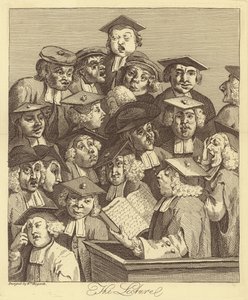 De lezing door William Hogarth