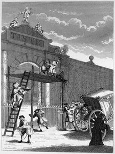 De man van smaak door William Hogarth