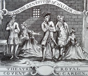 Kaartje voor het Theater door William Hogarth