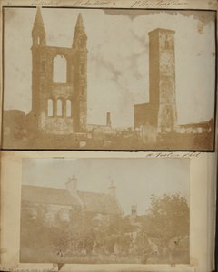 St. Regulus Toren en de Oostgevel van de St. Andrews Kathedraal vanuit het Noordwesten door William Holland Furlong