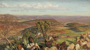 Vlakte van Esdraelon vanaf de Hoogten boven Nazareth, 19e eeuw