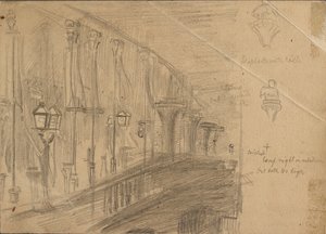 Studie van London Bridge, 1863