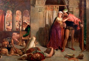 De vooravond van Sint Agnes door William Holman Hunt