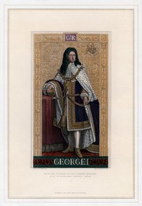George I, Koning van Groot-Brittannië door William Home Lizars