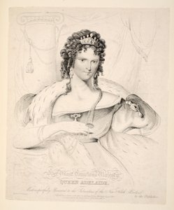 Haar Meest Genadige Majesteit Koningin Adelaide, Zeer Respectvol Gepresenteerd aan de Abonnees van de Nieuwe North Briton door William Home Lizars