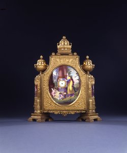 George III schoorsteenklok door William Hopkins Craft