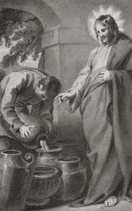 Christus verandert water in wijn, uit 
