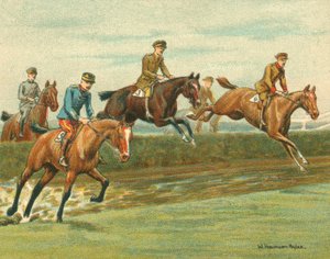 Races Historisch en Modern, Steeple-Chases voor Geallieerde Officieren door William Hounsom Byles